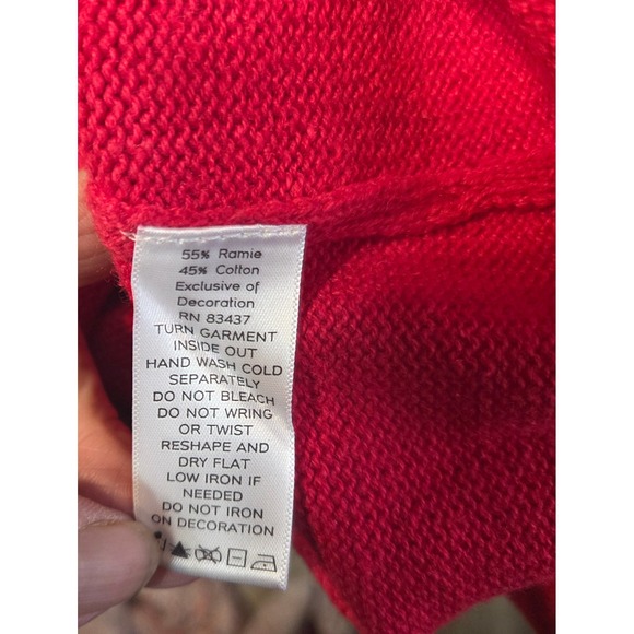 Quacker Factory Size 2X Ladies Cardigan Sweater 3/4 Sleeve Ornaments Pearls - Picture 5 of 5